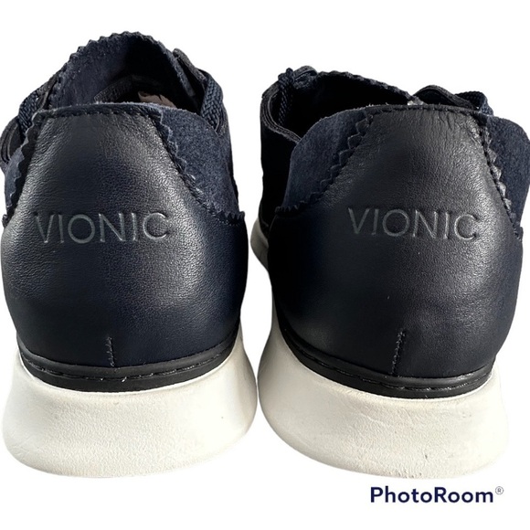 Vionic 355 Taylor  Navy Suede Lace Up  Casual Size 10 - Picture 5 of 8